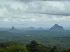 Glass House Mountains from Mary Cairncross Reserve