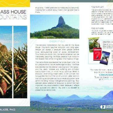 Brochure about Glass House Mountains, Australia