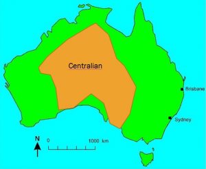 Centralian Superbasin in central Australia