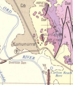 Geology of Kununurra area 